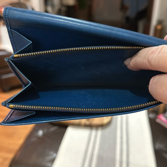 🪧 Authentic Louis Vuitton Vintage Malletier Epi Leather Wallet in Blue, EUC🪧 - Picture 11 of 16